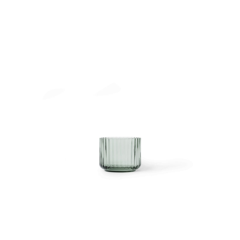 Glass Candle Holder, Green