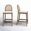 Tabouret de comptoir rembourré Cossette-1767291844