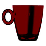 Polycarbonate Mug - 6 Pieces - Onyx