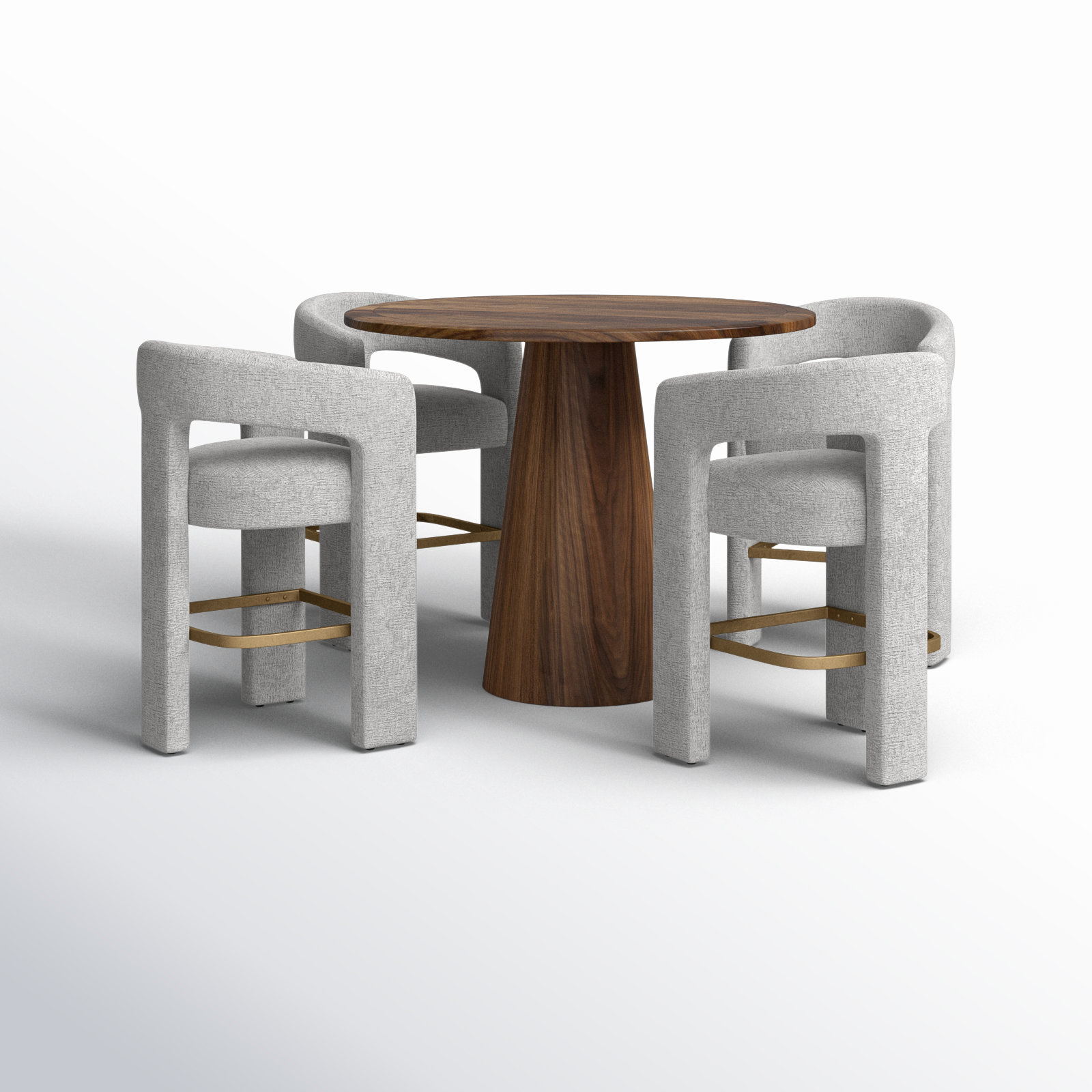 Darlington 5 - Piece Dining Set, Gray