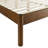 Olea Channel Tufted Boucle Solid Wood King Platform Bed In Feather Walnut-105697898-105697901