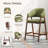 Upholstered Solid Wood Bar Stool Counter Stool-1188858361-1188858363