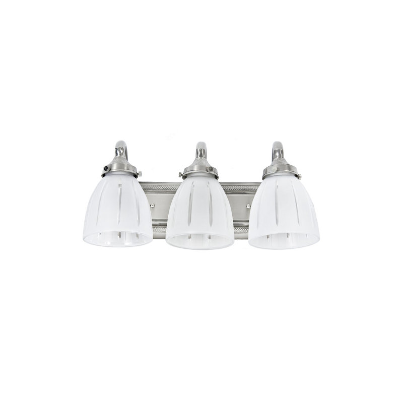 Bourn 3 - Light Vanity Light, Pewter
