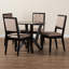 Ensemble repas pour quatre personnes