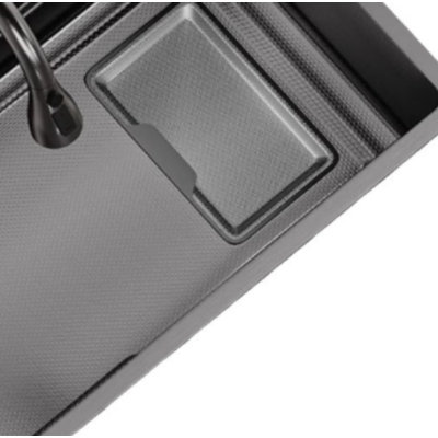 Thickened SUS304 stainless steel large single sink, kitchen-specific vegetable washing basin, sturdy and durable, super easy to clean daily.