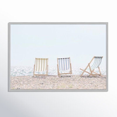 Adriatica "Beach Chairs" Print by Leah Straatsma