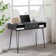 Kemah Wooden Computer Desk Rectangle Laptop Desk with Drawer and Open Shelf