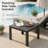 Outdoor Aluminum Chaise Lounge Chair with Side Table & Cushions, Rust-Resistant Adjustable Recliner for Patio, Pool, Deck-606587092