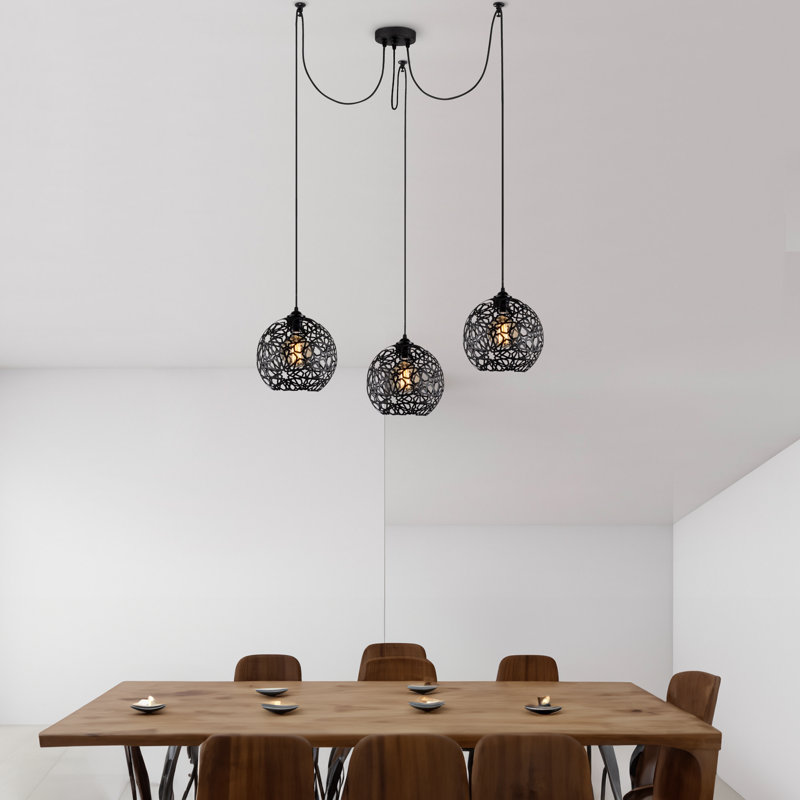 Lakeeshia 3 - Light Globe Chandelier