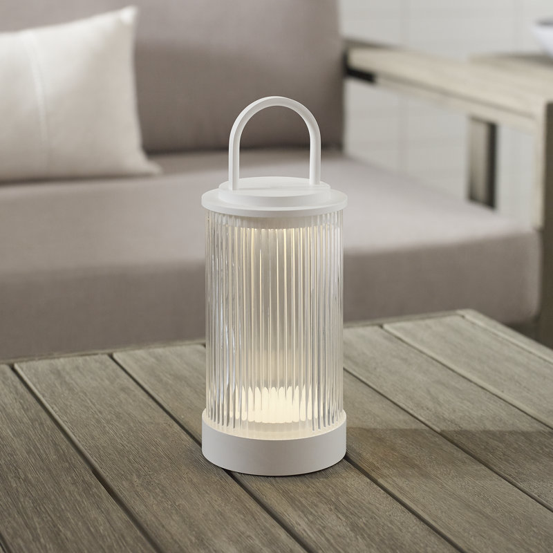 Tawa Accent Rechargeable Table Lamp, Matte White