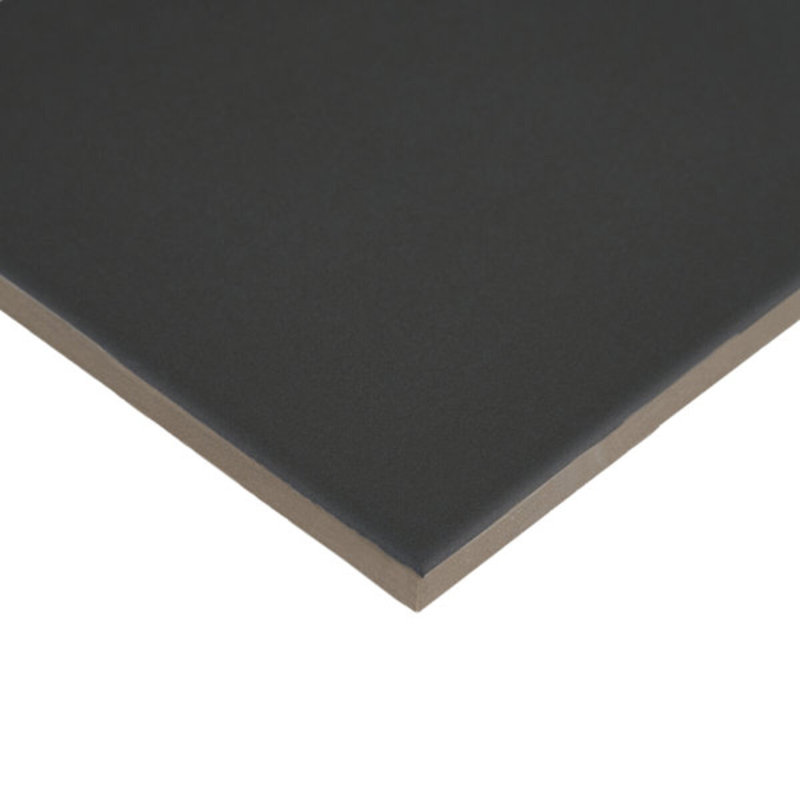 Born 5X5 Matte Porcelain Tile, Charcoal Gray