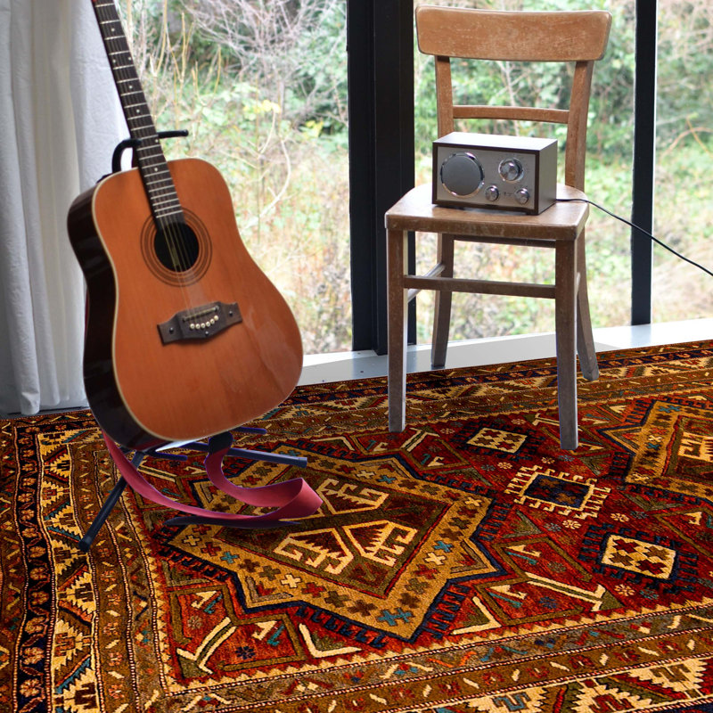Wool Southwestern Area Rug