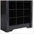 Stylish Design 30 Shoe Cubby Console, Contemporary Shoe Cabinet With Multiple Storage Capacity, Free Standing Tall Cabinet With Versatile Use For Hallway,  Bedroom-231127160