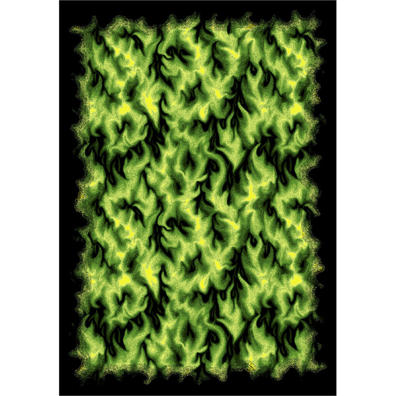 Tapis Whimsy Inferno, 3 pi 10 po x 5 pi 4 po