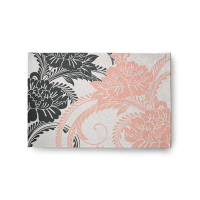 Chenille Floral Indoor Rug