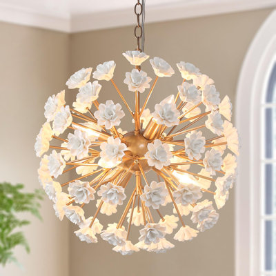 Corbel 6-Light Unique Sphere Chandelier