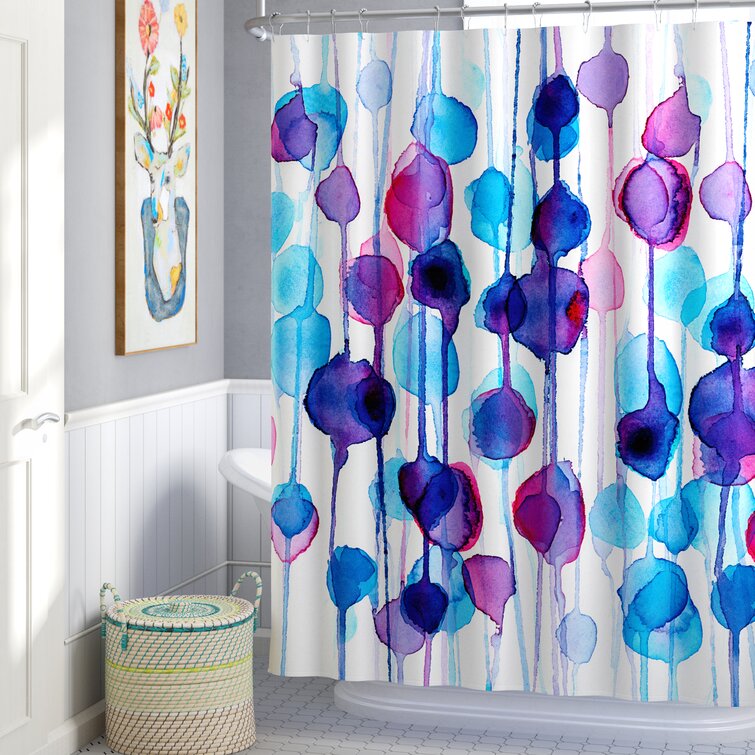 Berwyck Abstract Single Shower Curtain