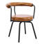Ensemble de 4 chaises de salle à manger rembourrées en polyuréthane Abisan-131366708-131988400