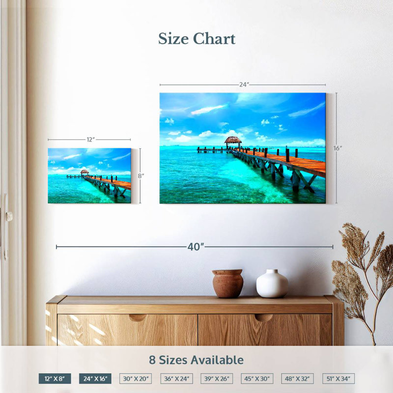 Aletra Caribbean Paradise, 16" H x 24" W