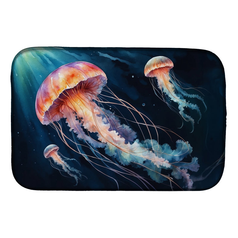 Deep-Sea Jellyfish Dish Drying Mat