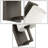  1 Light Bronze Bedside Sconces lighting with Fabric Shade for Hallway Living Room