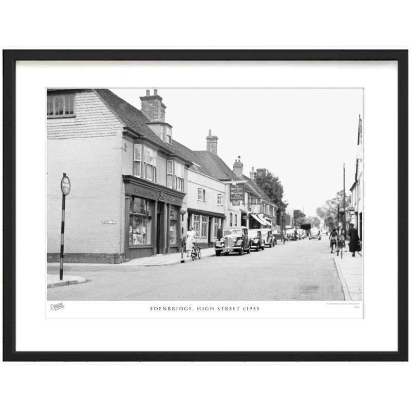 Edenbridge, High Street C1955 - Single Picture Frame Print, 60cm H x 80cm W x 2.3cm D