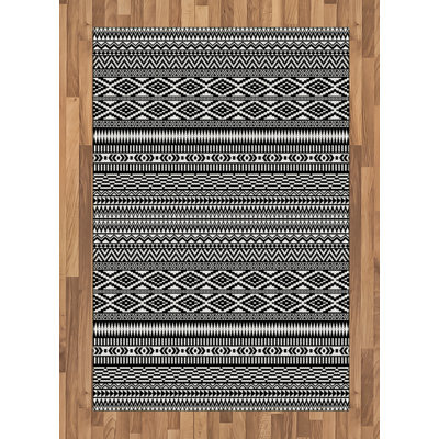 Everette Striped Hand Woven Area Rug