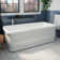 Crest 59 in. L x 31-1/2 in. W x 23-5/8 in. H Freestanding Acrylic Bathtub, Drain