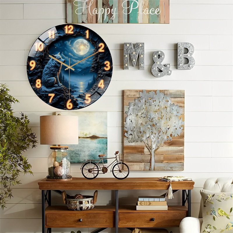 Horloge murale Wolf