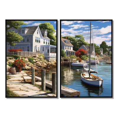 Connecticut's Port Charm - Landscapes Connecticut Wall Decor