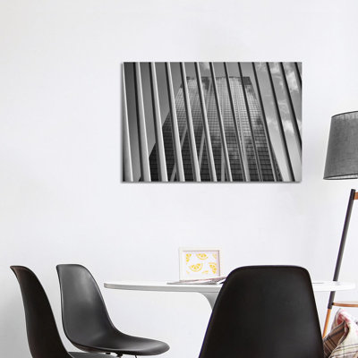 Barred 1 Piece Wrapped Canvas Wall Art