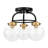 Afeni Glass Semi Flush Mount