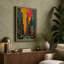 Urban Avenue at Dusk Retro - Wrapped Canvas-465012132-465012154