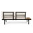 Stylish 2 Seater Sofa With Water-Resistant Cushions
