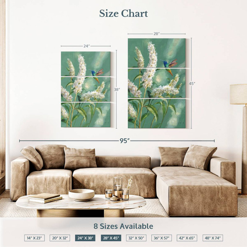 Brampt Hummingbird Spring II, 38" H x 24" W