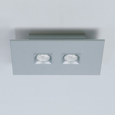 Polifemo 2 - Light 15.3543" Rectangle Semi Flush Mount