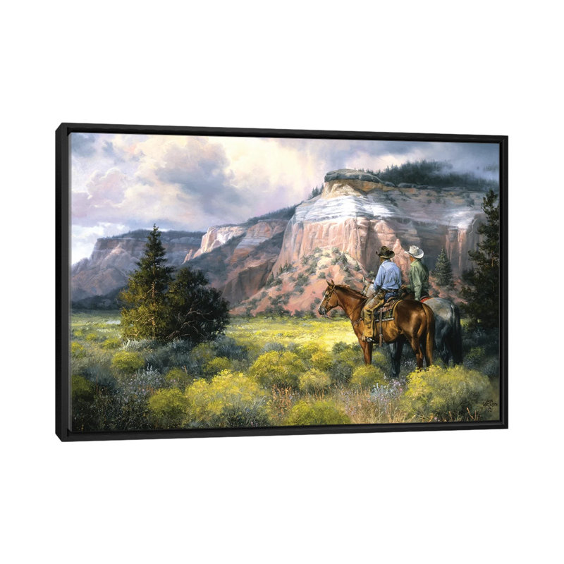«SpellBond», impression sur toile, H 18 po x l 26 po x P 1,5 po, Toile encadrée noire, Pas de tapis
