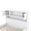 Base de lit plateforme avec bibliothèques de rangement, tablettes et tiroirs Captain-1166100347
