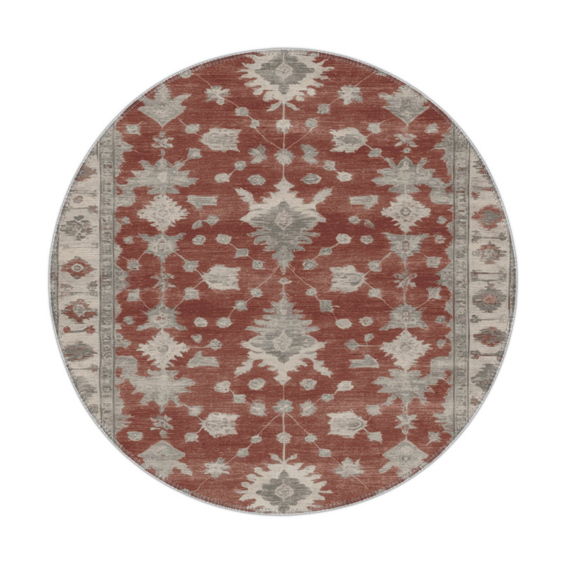 Overdyed Beige Indoor and Outdoor Area Rug, Rectangle 3' x 5'