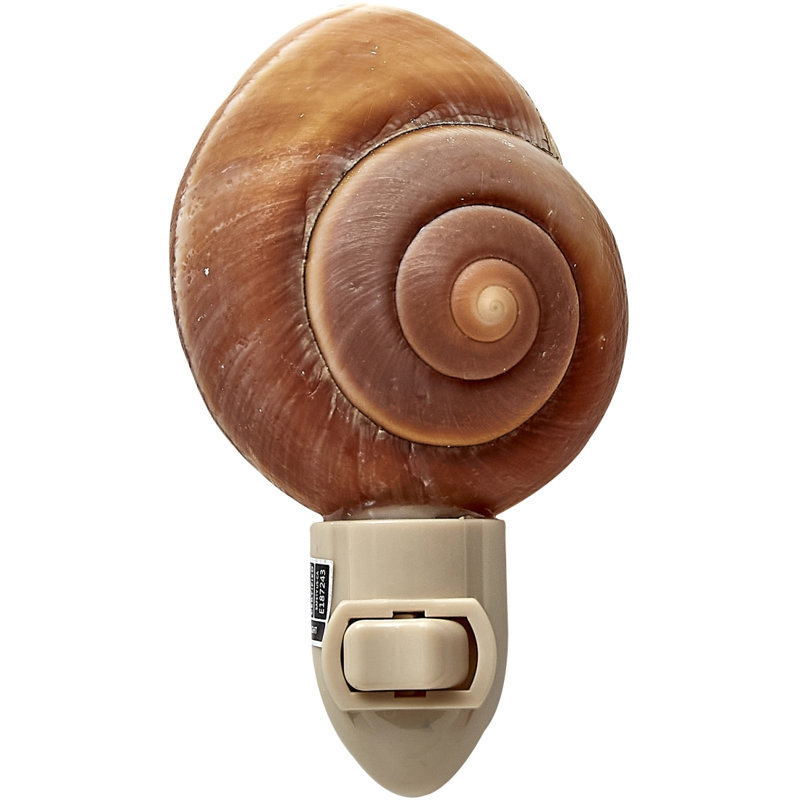 Mountain Land Snail Shell LED Night Light