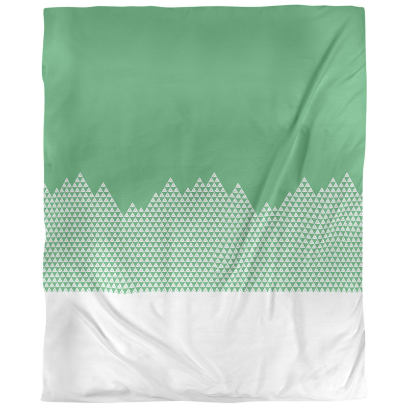 Tissu mountain, Vert, L 58 po x l 36 po, Sergé de coton