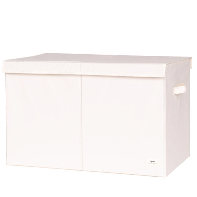 Coffre de rangement en tissu recyclé avec 3 pousses