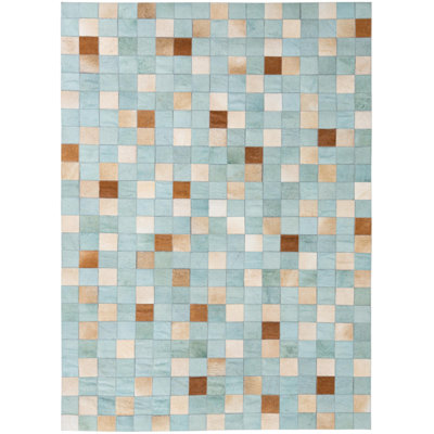 Tapis bleu clair Juliana