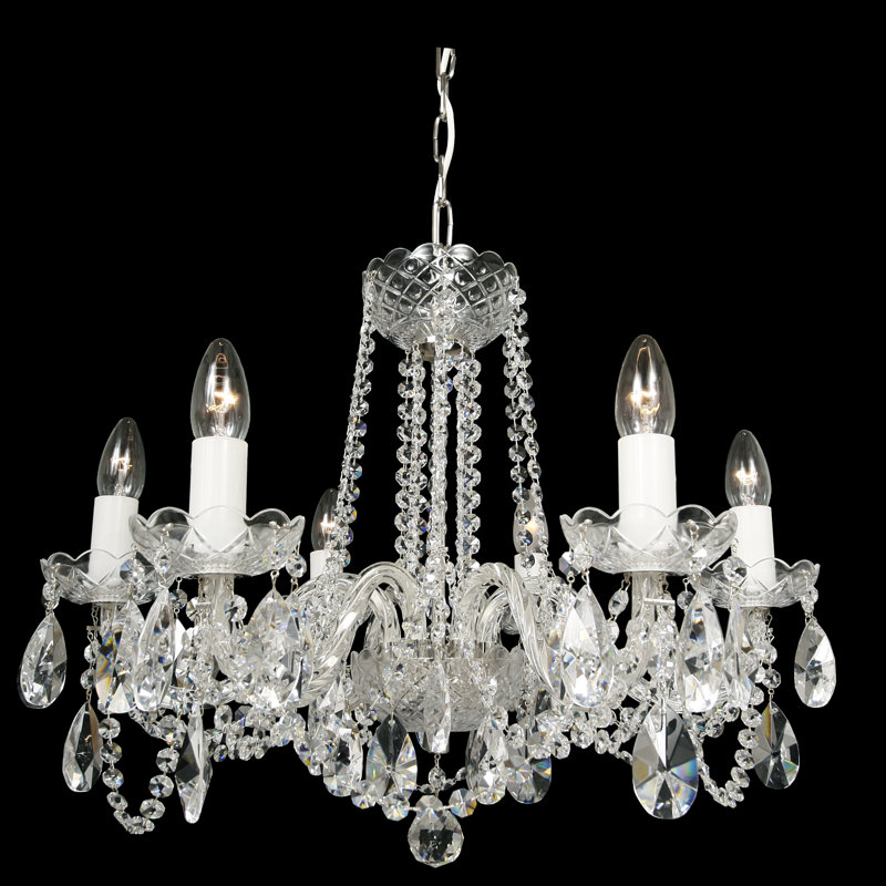 6 - Light Candle Style Chandelier