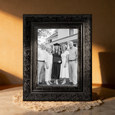 5" x 7" Black 1PC Tabletop Picture Frame for Bedroom Decor