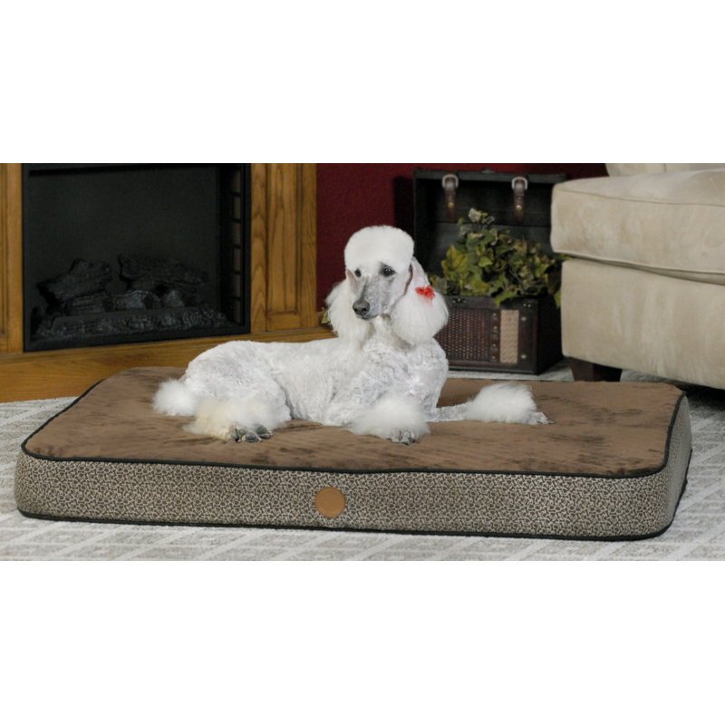 Coussin orthopédique pour chien Superior, Moyen (l 40 po x P 30 po x H 5 po), Moka