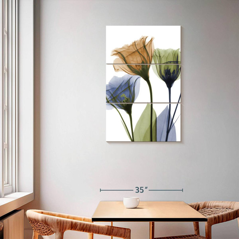 Harnek Gentian Buddies, 57" H x 36" W