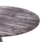 Earlene Striped 100% Cotton Round Tablecloth