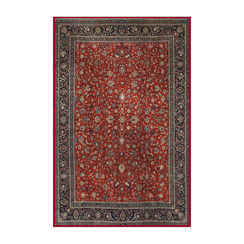 Tapis oriental rouge Selina, Rectangle 7 pi x 10 pi