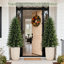 Faux Cypress Tree in Pot - Set of 2 Artificial Plants Outdoor Indoor for Office Christmas Decor-1223938544